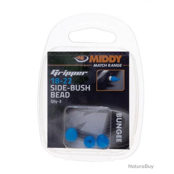 MIDDY ELASTIQUE SIDE BUSH GRIPPER BEAD BLUE 18-22 MIDDY