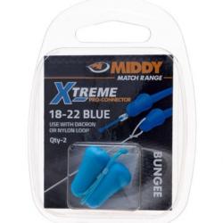 MIDDY ELASTIQUE XTREME PRO - CONNECTORS BLUE 18 - 22 BUNGEE MIDDY