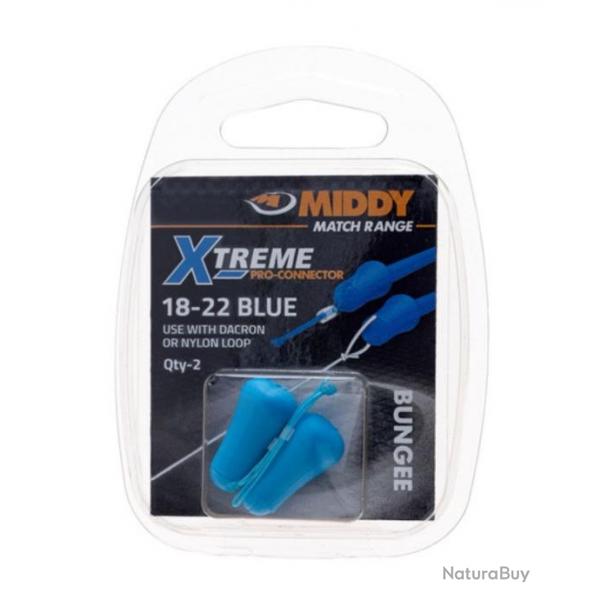 MIDDY ELASTIQUE XTREME PRO - CONNECTORS BLUE 18 - 22 BUNGEE MIDDY