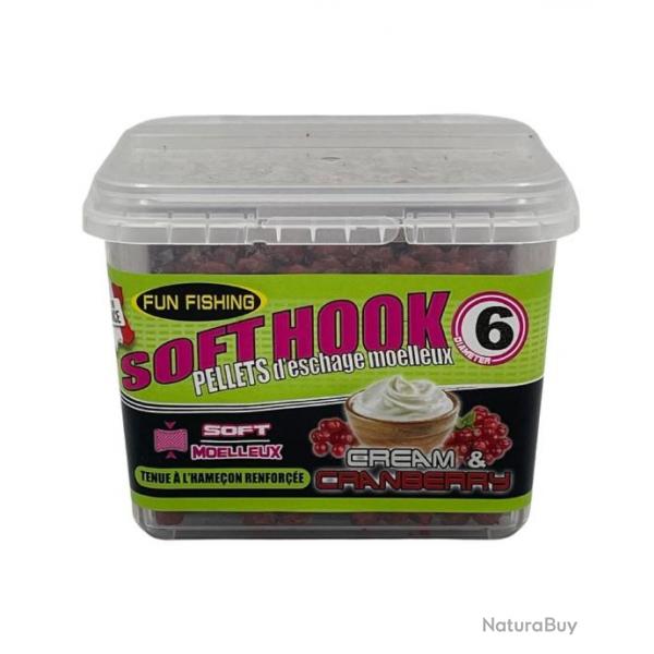 FUN FISHING PELLETS D'ESCHAGE MOELLEUX CREAM & CRANBERRY 110GR FUN FISHING 6mm