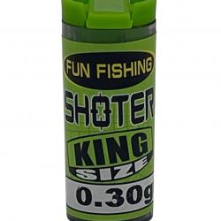 FUN FISHING PLOMB SHOTER KING SIZE FUN FISHING 0.30 gr