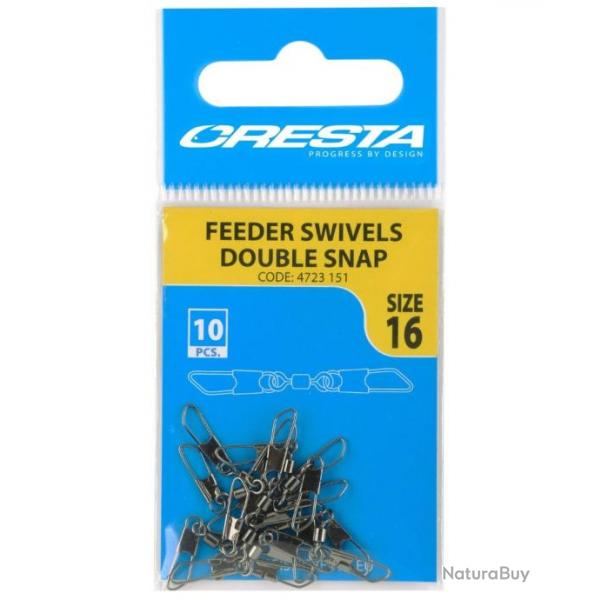 CRESTA FEEDER SWIVEL DOUBLE SNAP CRESTA 14