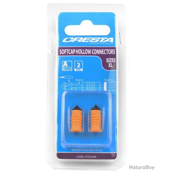 CRESTA LASTIQUE SOFT CAP HOLLOW CONNECTORS CRESTA XLarge Orange