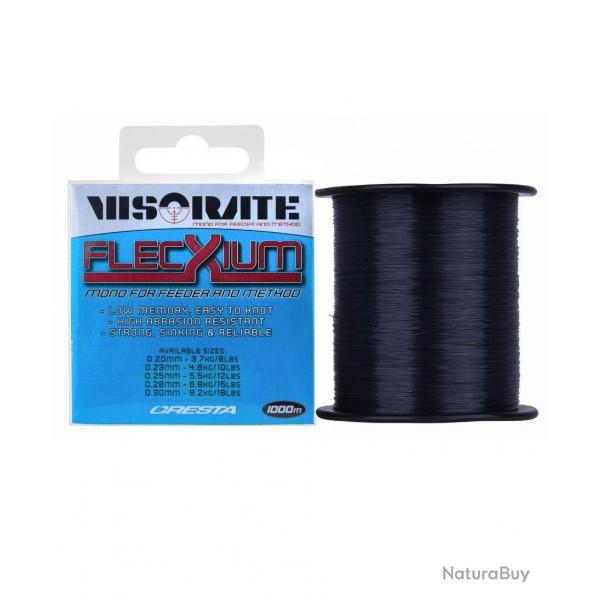 CRESTA FIL DE PCHE VISORATE FLECXIUM MONO 1000M CRESTA 0,20mm 1000m