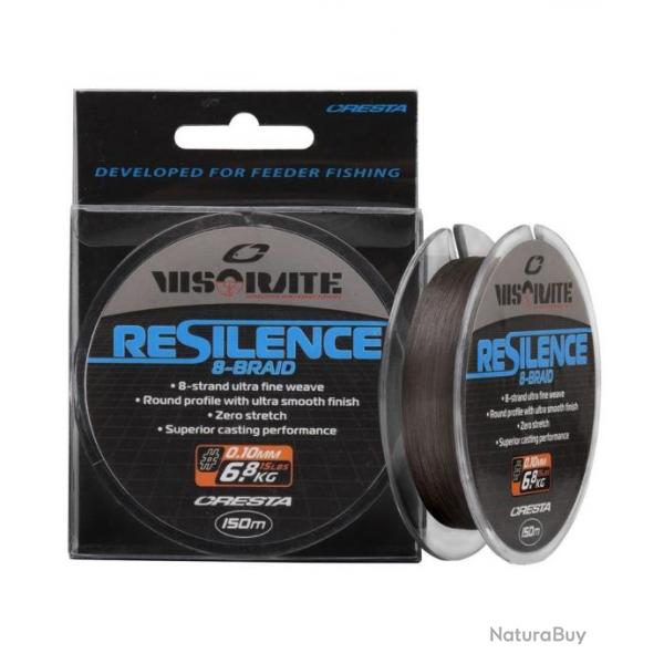 CRESTA FIL DE PCHE RESILENCE 8 - BRAID 150M CRESTA 0,10mm 150 mm