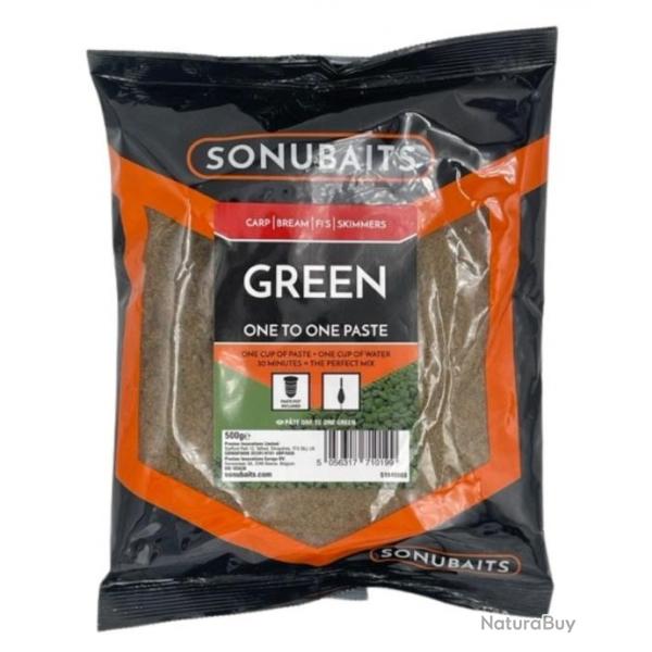 SONUBAITS PASTE ONE TO ONE GREEN SONUBAITS