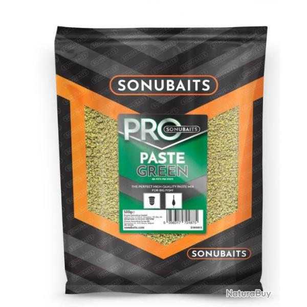 SONUBAITS PASTE PRO PASTE GREEN 500GR SONUBAITS