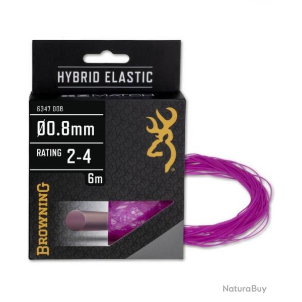 BROWNING ELASTIQUE HYBRID ELASTIC 6M BROWNING 6m 0,80mm