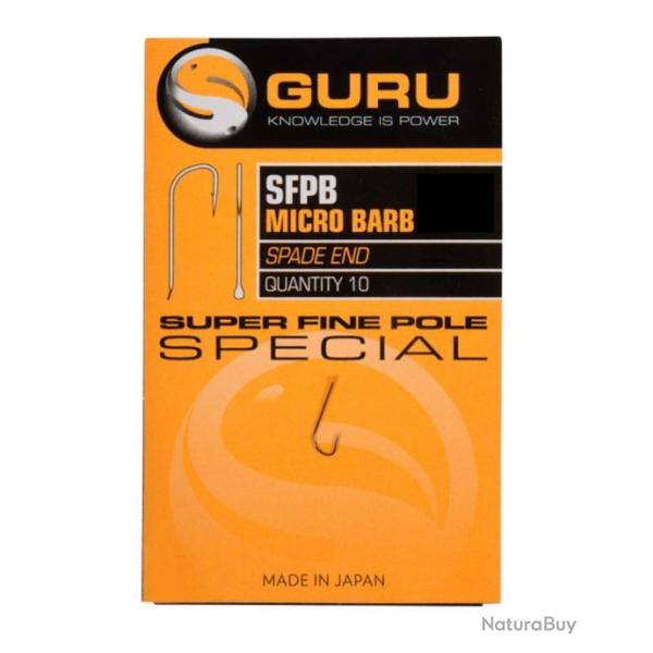 GURU HAMEON SUPER FINE POLE SPECIAL SPADE END BARBED GURU 22