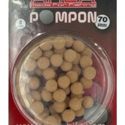 ARCA ESCHES ARTIFICIELLES POMPON 8MM 70 PIÈCES ARCA Bruin