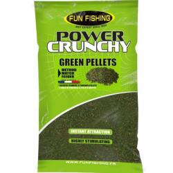 FUN FISHING AMORCE POWER CRUNCHY GREEN PELLET 2KG FUN FISHING