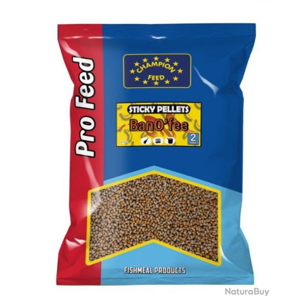 CHAMPION FEED STICKY PELLETS BANO'FEE 2MM 650GR CHAMPION FEED