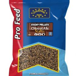 CHAMPION FEED STICKY PELLETS CHOCOLATE SCOPEX 2MM 650GR CHAMPION FEED