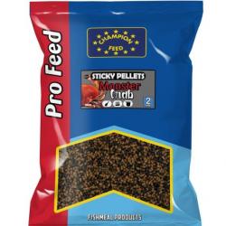 CHAMPION FEED STICKY PELLETS MONSTER CRAB 2MM 650GR CHAMPION FEED