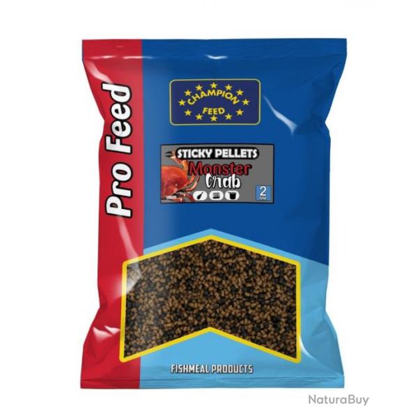 CHAMPION FEED STICKY PELLETS MONSTER CRAB 2MM 650GR CHAMPION FEED