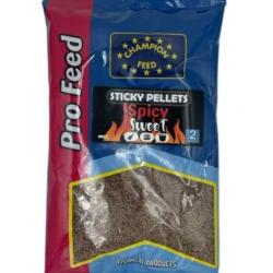 CHAMPION FEED STICKY PELLETS SPICY SWEET 2MM 650GR CHAMPION FEED