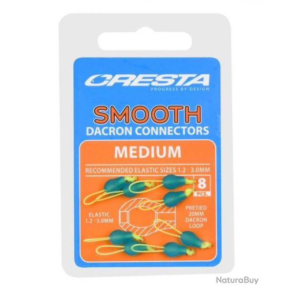 CRESTA ELASTIQUE SMOOTH DACRON CONNECTORS CRESTA Medium