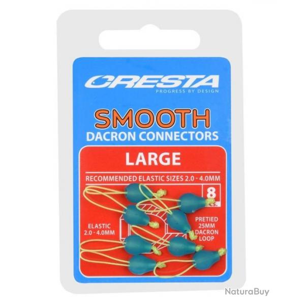 CRESTA ELASTIQUE SMOOTH DACRON CONNECTORS CRESTA Large