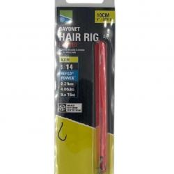 PRESTON BAS DE LIGNE MAG STORE KKH BAYONET HAIR RIGS 4"/10CM PRESTON 0,21mm 14