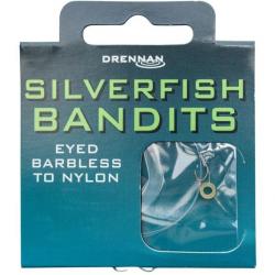 DRENNAN BAS DE LIGNE SILVERFISH BANDITS EYED BARBLESS TO NYLON 30CM DRENNAN 0,16mm 12