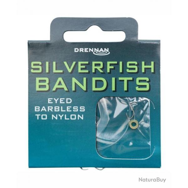 DRENNAN BAS DE LIGNE SILVERFISH BANDITS EYED BARBLESS TO NYLON 30CM DRENNAN 0,16mm 12