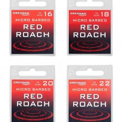 DRENNAN HAMEÇONS RED ROACH BARBED 10PCS DRENNAN 20