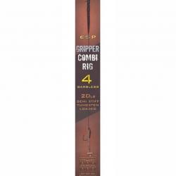 ESP BAS DE LIGNE GRIPPER COMBI RIG BROWN BARBLESS ESP 4 20lb