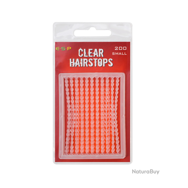 ESP END TACKLE HAIR STOPS CLEAR ESP Small