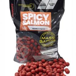 STARBAITS BOUILLETTES PERFORMANCE CONCEPT MASS BAITING SPICY SALMON 3KG STARBAITS 20mm 3kg