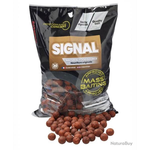 STARBAITS BOUILLETTES PERFORMANCE CONCEPT MASS BAITING SIGNAL 3KG STARBAITS 20mm 3kg