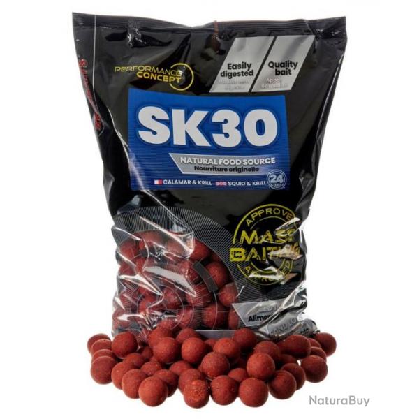 STARBAITS BOUILLETTES PERFORMANCE CONCEPT MASS BAITING SK30 3KG STARBAITS 24mm 3kg