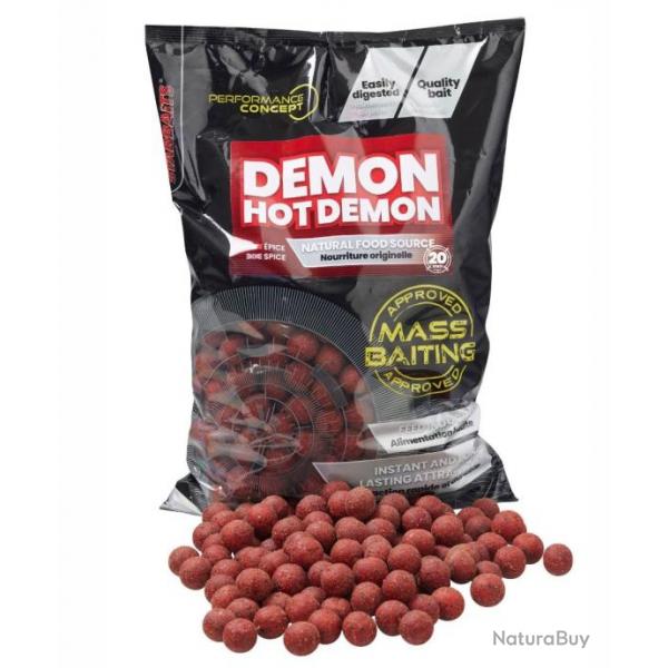 STARBAITS BOUILLETTES PERFORMANCE CONCEPT MASS BAITING DEMON HOT DEMON 3KG STARBAITS 20mm 3kg