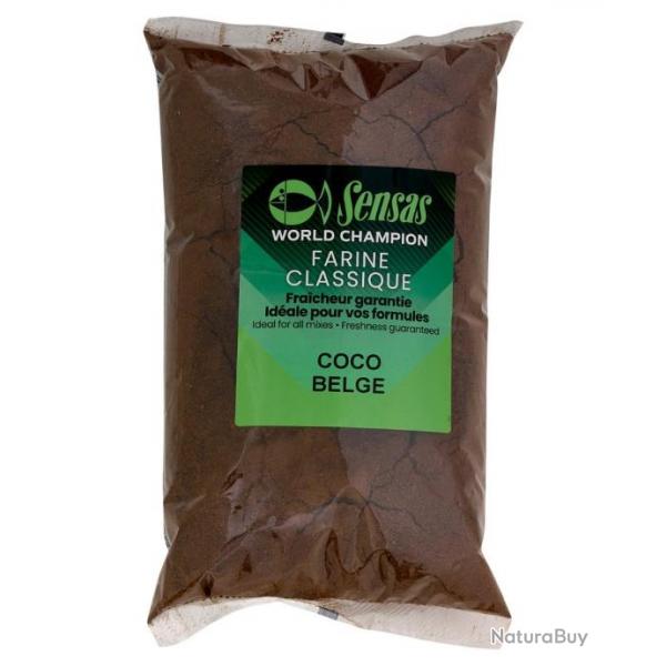 SENSAS FARINE COCO BELGE 1KG SENSAS