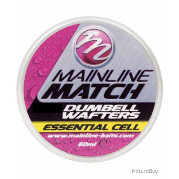 MAINLINE HOOKBAITS MATCH DUMBELL WAFTERS ESSENTIEL CELL MAINLINE 8mm