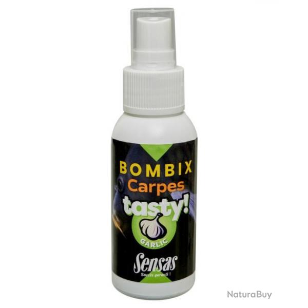 SENSAS SPRAY BOMBIX CARP TASTY GARLIC 75ML SENSAS