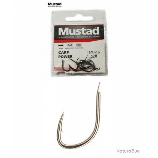 MUSTAD HAMEON MU16-60331 CARP POWER SPADE BARBED MUSTAD 8