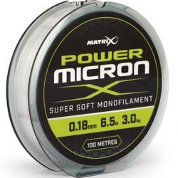 MATRIX FIL DE PÊCHE POWER MICRON X 100M MATRIX 0,16mm 100m