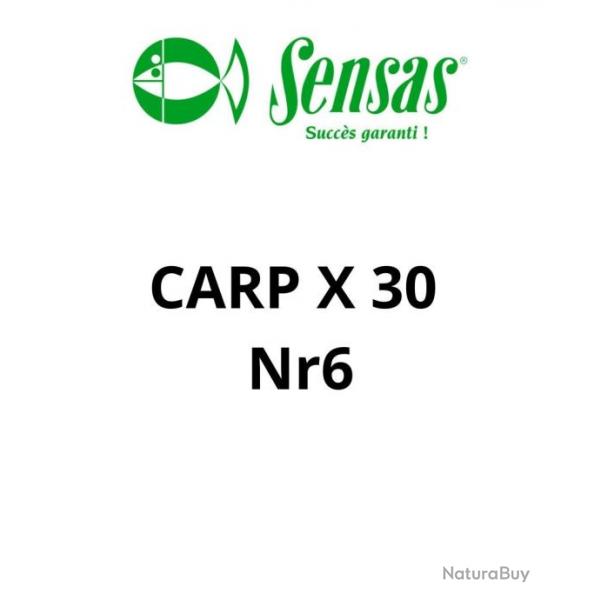 SENSAS SAV CARP X 30 BRIN Nr 6 SENSAS
