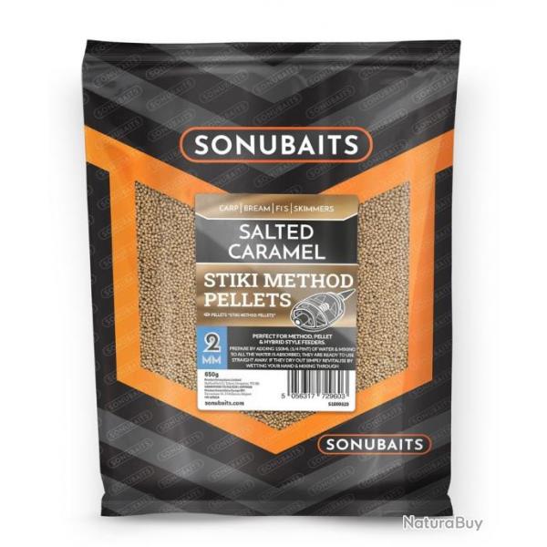 SONUBAITS STIKI SALTED CARAMEL METHOD PELLETS 2MM SONUBAITS