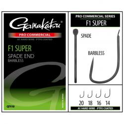 GAMAKATSU HAMEÇON PRO COMMERCIAL F1 SUPER SPADE BARBLESS GAMAKATSU 16