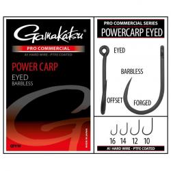 GAMAKATSU HAMEÇON PRO COMMERCIAL POWER CARP EYED BARBLESS GAMAKATSU 14