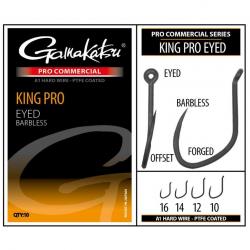 GAMAKATSU HAMEÇON PRO COMMERCIAL KING PRO EYED BARBLESS GAMAKATSU 12