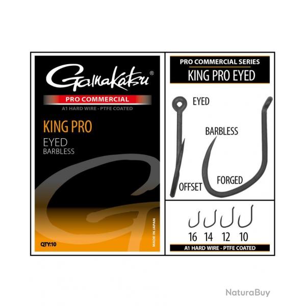 GAMAKATSU HAMEON PRO COMMERCIAL KING PRO EYED BARBLESS GAMAKATSU 14