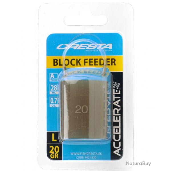 CRESTA ACCELERATE BLOCK FEEDERS CRESTA Large 20gr