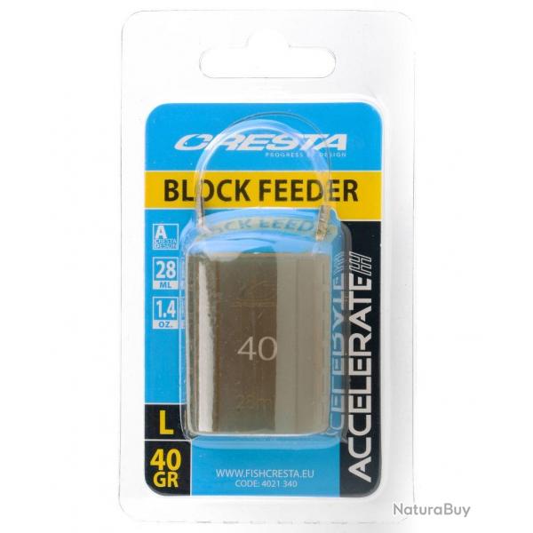 CRESTA ACCELERATE BLOCK FEEDERS CRESTA Large 40gr