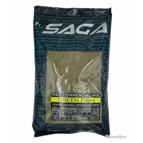 SAGA AMORE PRO COMMERCIAL MIX GREEN FISH 900GR SAGA