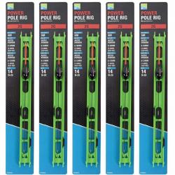 PRESTON LIGNE MONTÉE POWER POLE RIGS PRESTONS 1,00gr