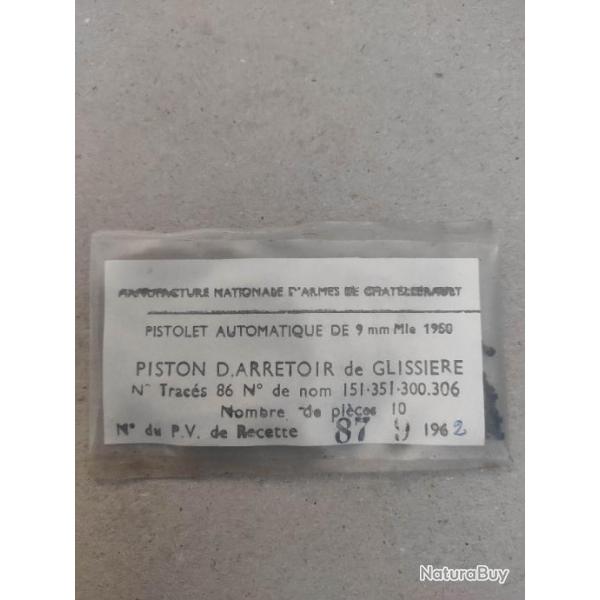 piston d'arretoir de glissiere PA MAC50 MAC 50