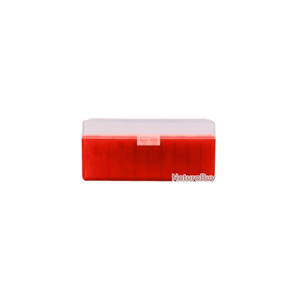 Bote de rangement Megaline transparent - Rouge / 357 Mag / 32