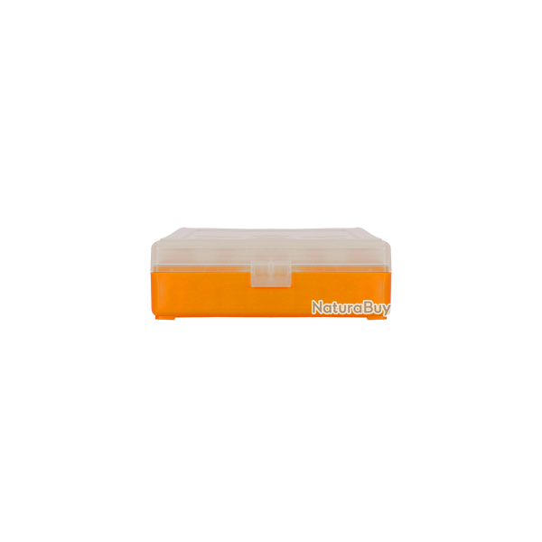 Bote de rangement Megaline transparent - Orange / 9 mm / 100